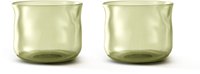 Paveau Swirl Small Tumbler Glazen Moss set van 2