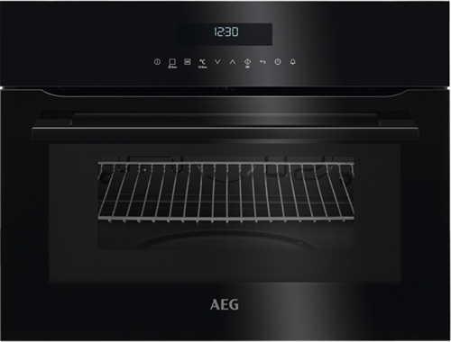 AEG KMR721000B Compact Compact, microgolfoven, grill, 45 cm, zwart