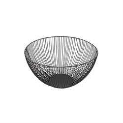 Point Virgule Wire mand zwart ø 25cm