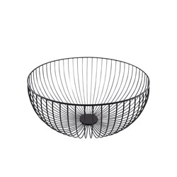 Point Virgule Wire mand zwart ø 30cm
