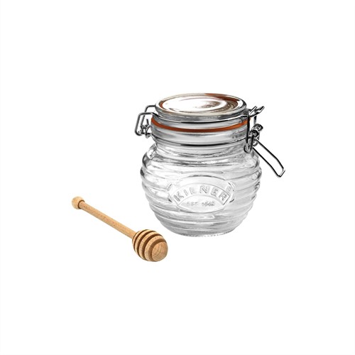 Kilner Honingpot met houten honinglepel in cadeauverpakking 400ml