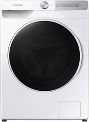 Samsung WD90T734AWHDS2 9/6 WASH/DRY - 1400RPM - Energy D/A - QUICK DRIVE: Qbubble - AUTODOSE - SUPERSPEED '39 - STEAM - INVERTER - ECOBUBBLE - AI CONTROL - SILVER PANEL - BLACK DOOR - DECO DOOR WHITE