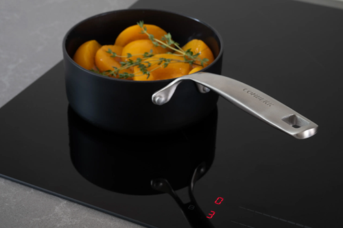 Combekk Cookware 10pcs set (24+28cm Fry Pan, 28cm Sautépan with lid, 16+18cm Sauce pan with lid, 24cm Cooking Pot with lid) Recycled Aluminium Ceramic - Element Expert Black
