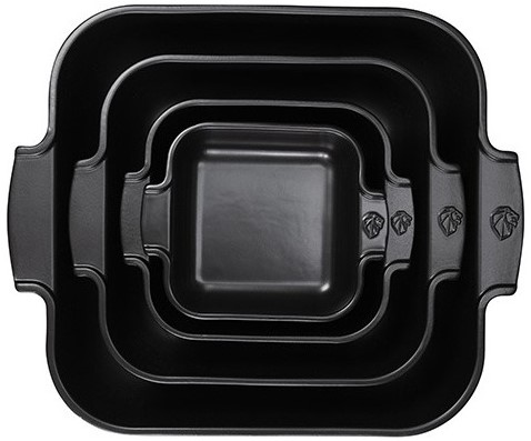 Peugeot Appolia vierkante ovenschaal 21cm satijnzwart-2