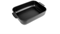 Peugeot Appolia Rechthoekige keramische ovenschaal, Satijnzwart, 32 cm