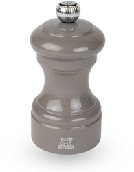 Peugeot Bistro Manuele pepermolen van gelakt hout, taupegrijs 10 cm