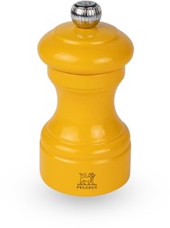 Peugeot bistro Manuele pepermolen van gelakt hout, saffraangeel, 10 cm