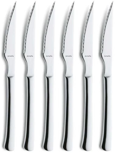 Amefa Chuletero Steakmes Set 6