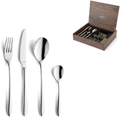 Amefa Cuba Bestekset 24Pcs Houten Kist