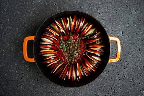Combekk Dutch Oven - Gietijzeren Braadpan - Ø 24 cm - Oranje