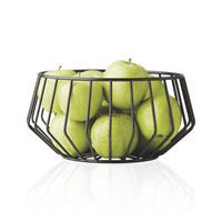 Point Virgule Wire lage fruitmand zwart-2