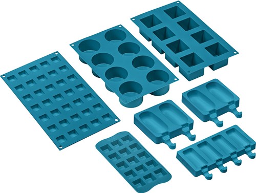 SMEG SMOLD Set van siliconen vormen voor ovens en blast chiller - diepvriezen en opwarmen