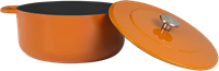 Combekk Dutch Oven - Gietijzeren Braadpan - Ø 24 cm - Oranje-2