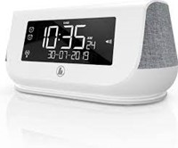 Hama Stereo DAB+ en FM Wekkerradio Wit-2
