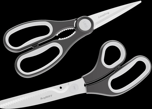 Berghoff Multifunctionele keukenschaar met magnetische hoes 23 cm Leo Graphite-3
