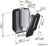 VOGELS WHITE UNIV S SPEAKER WALL MOUNT-3
