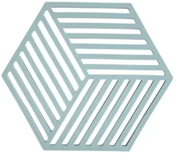 Zone Trivet Hexagon Fog blue